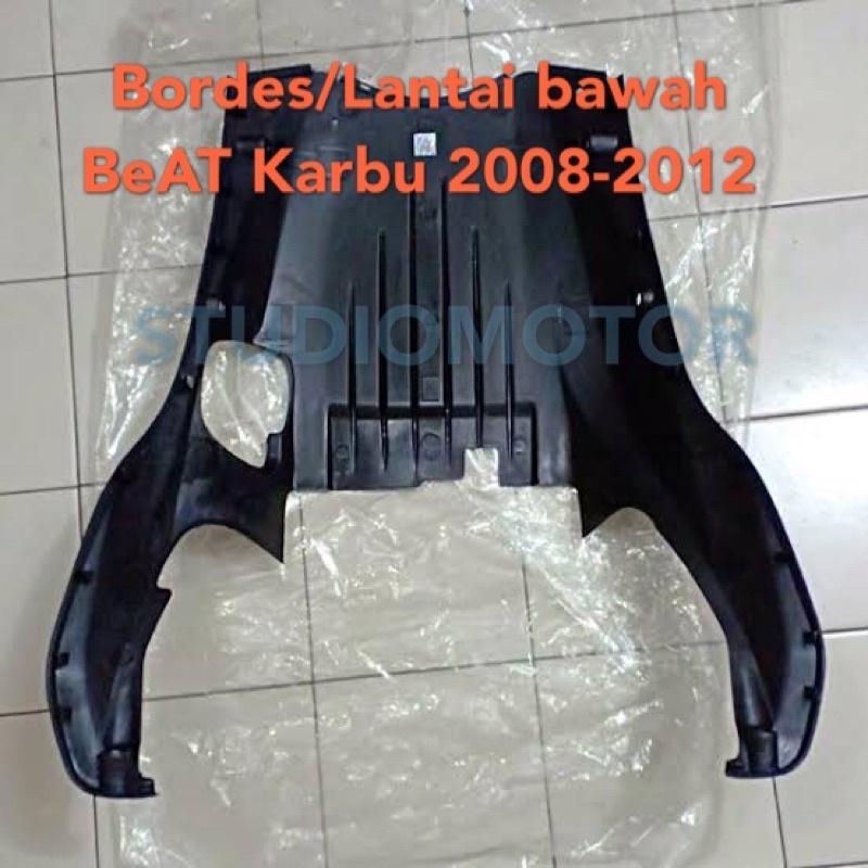 LANTAI / INJAKKAN KAKI / COVER UNDER BORDES BAWAH FOOTREST ATAS BEAT KARBU 2008 - 2012 WIN PRODUCT