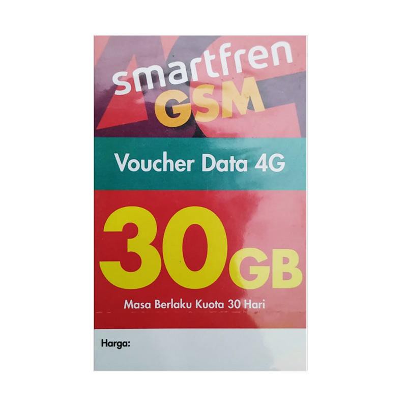 Smartfren Voucher 30GB full