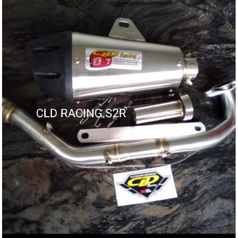 KNALPOT CLD RACING GENIO ALL NEW/BEAT 2020 TYPE C7 DOFF INLET 38