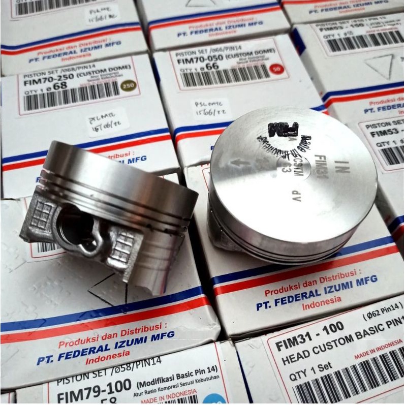 Piston kit FIM31 61, 61.5, 62, 63 pin 14 ORIGINAL