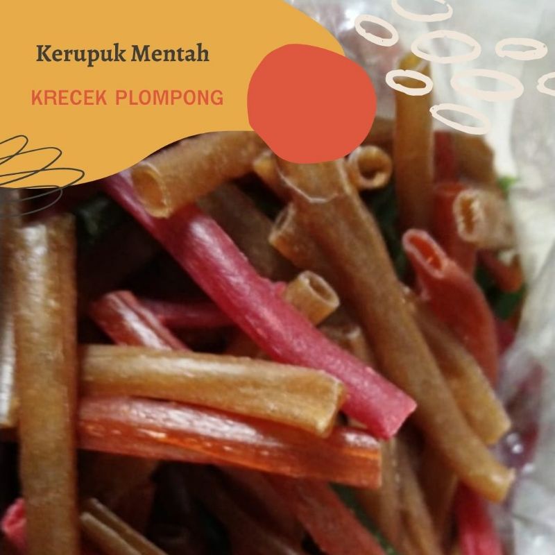 

[ 500 gr ] KERUPUK PLOMPONG / KRUPUK MENTAH PLOMPONG / KRECEK MENTAH