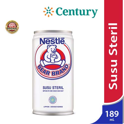 

Bear Brand Susu Kaleng Susu Beruang Susu Steril 189ml / susu murni / milk fresh / susu sapi segar / Daya tahan tubuh / Stamina