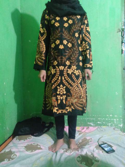 Maura Couple - Sania Ruffle Batik Couple Ori Ndoro Jowi Dnt Garansi Termurah Shopee Seragam Batik