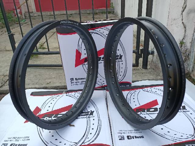 Sepaket Velg Tromol Set Becak Jari2 N250 - Ninja 250 Fi Karbu - RR Mono - Z250 Bonus Cakram