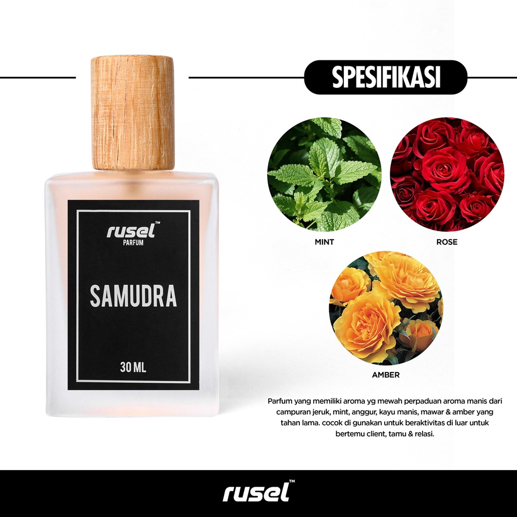 RUSEL CO Samudera Parfum Pria tahan lama