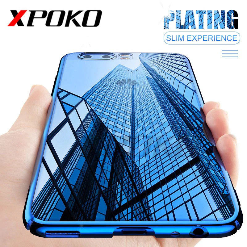 Terlaris XPOKO Luxury Silicone Soft Case For Huawei P10 P9 Lite P10 Plus Eectroplated TPU Phone