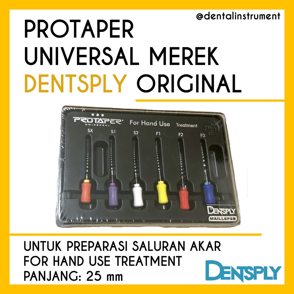Dental Protaper Universal Hand Use Merek Dentsply Original