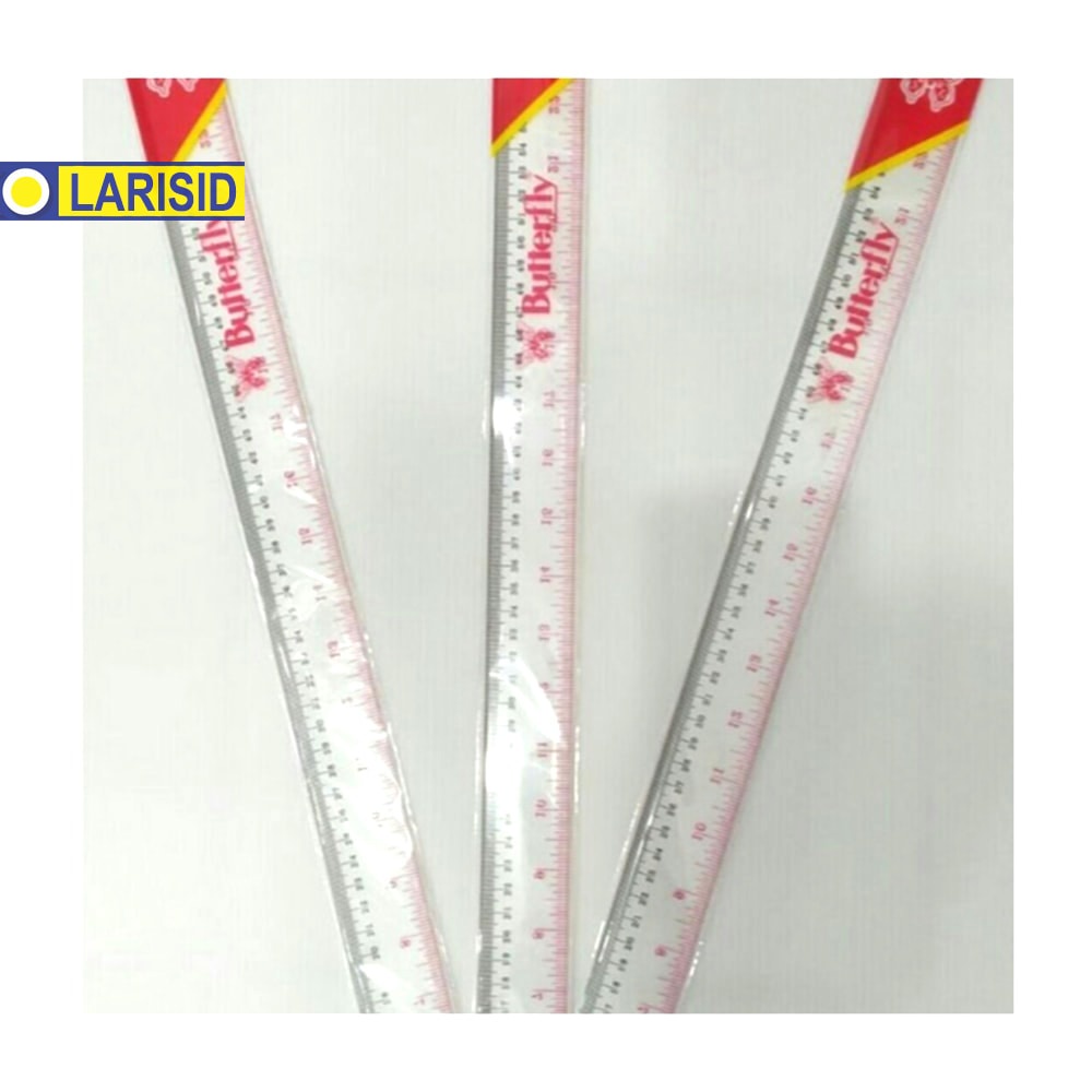 

PENGGARIS PLASTIK PENGGARIS MIKA GARISAN BUTTERFLY 60CM