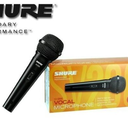 MIC KABEL XLR FEMALE PLUG - ASLI SHURE SV200 - 5 METER