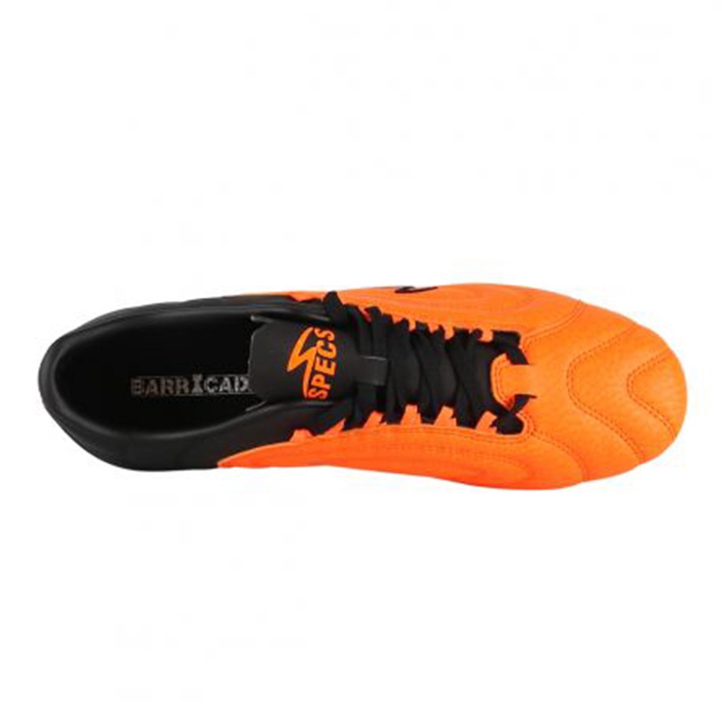 NEW ARRIVAL OJANSPORT SEPATU SEPAK BOLA SPECS BARRICADA FUERZA DAWN ORANGE BLACK ORIGINAL