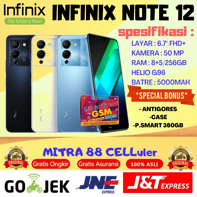 infinix note 12   note 10 pro ram 8 256gb  8 128gb   6 64gb garansi resmi infinix indonesia