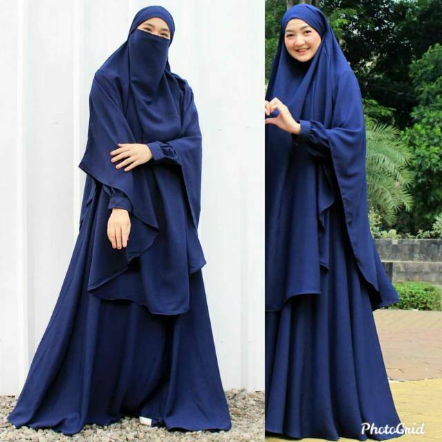 Syar'i. Baju muslim. Busana muslim. Dress. Dress muslim. Gamis. Jilbab. Hijab