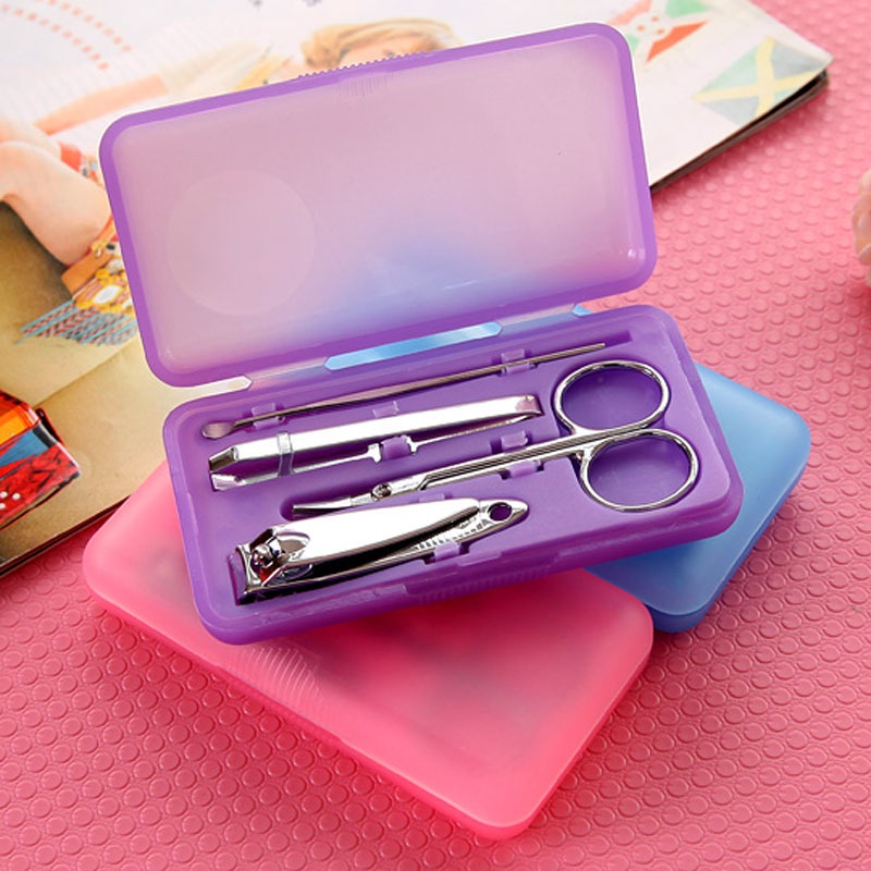 Manicure Pedicure Set 4IN1 Pedicure Gunting Kuku Pembersih