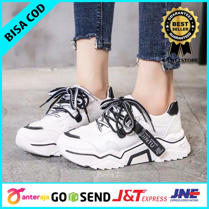 Sepatu Wanita Sneakers Tali Sneaker Style korean