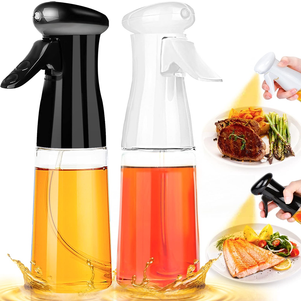 Botol Dispenser Minyak Zaitun / Cuka Model Semprot 200ml Serbaguna Dapat Diisi Ulang Untuk Memasak