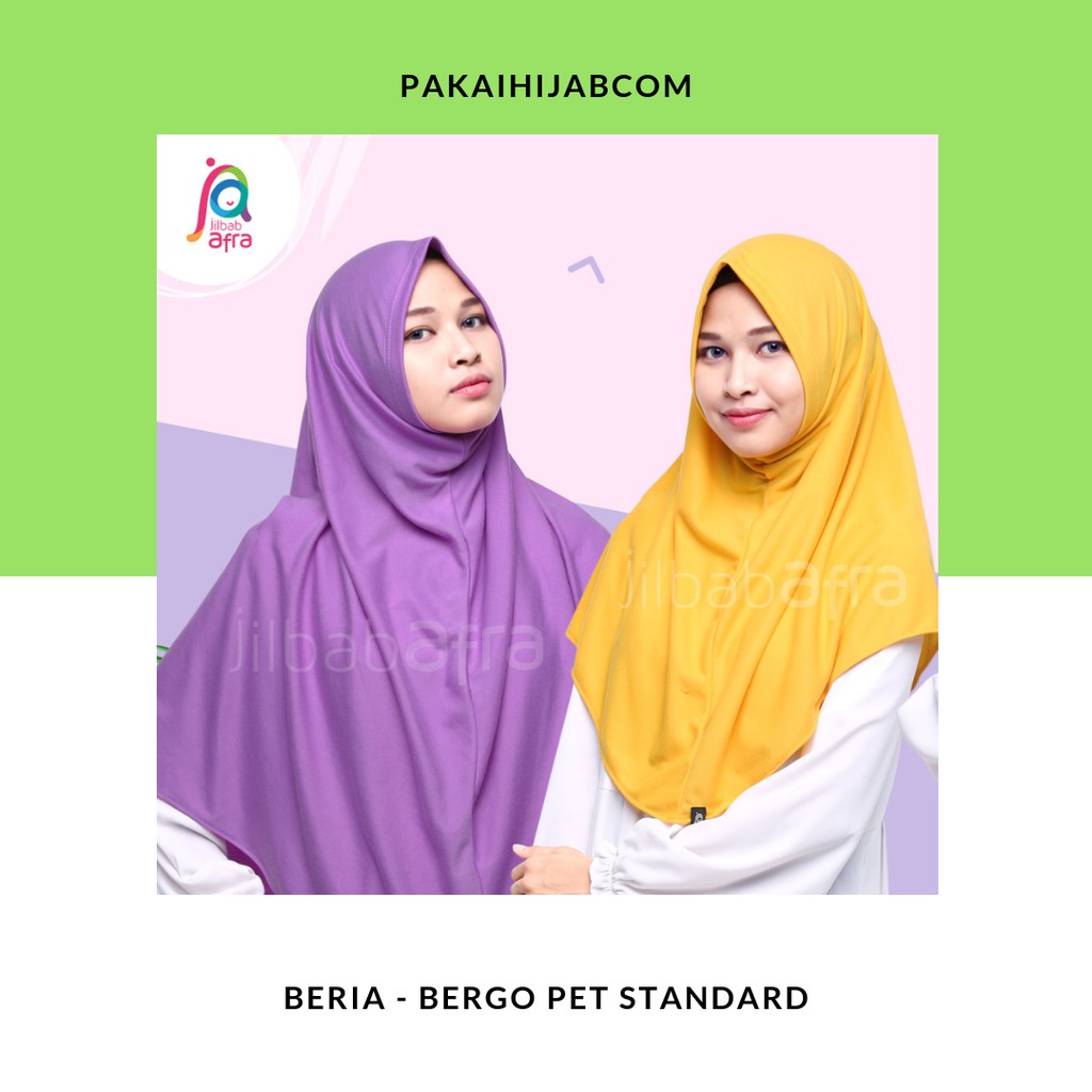 TERBARU Hijab Kerudung Syifa Non Pet by Jilbab Afra Bahan 