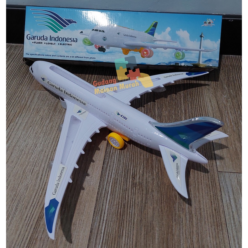 MAINAN ANAK PESAWAT TERBANG AVIATION GARUDA INDONESIA PESAWAT MAINAN