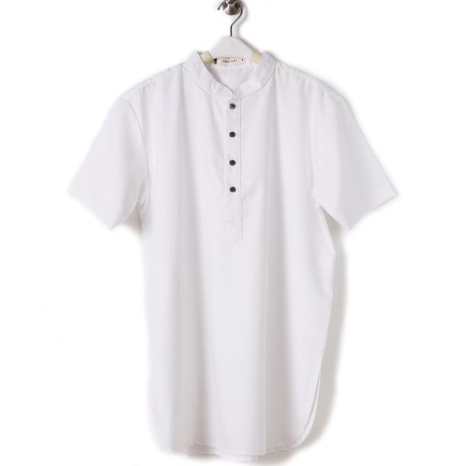 Baju Koko Kurta Pakistan Ghifari Putih