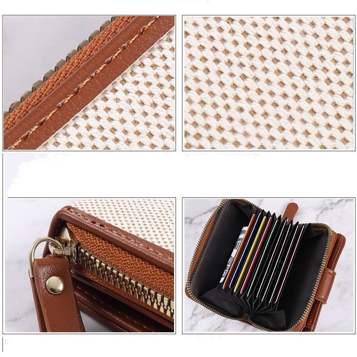 DOMPET LIPAT WANITA MINI IMPORT KULIT PREMIUM KREM XIANG WA537C3 KECIL SLOT KARTU UANG RESLETING KOIN REMAJA KOREA FASHION BRANDED BATAM CEWEK MURAH SIMPLE