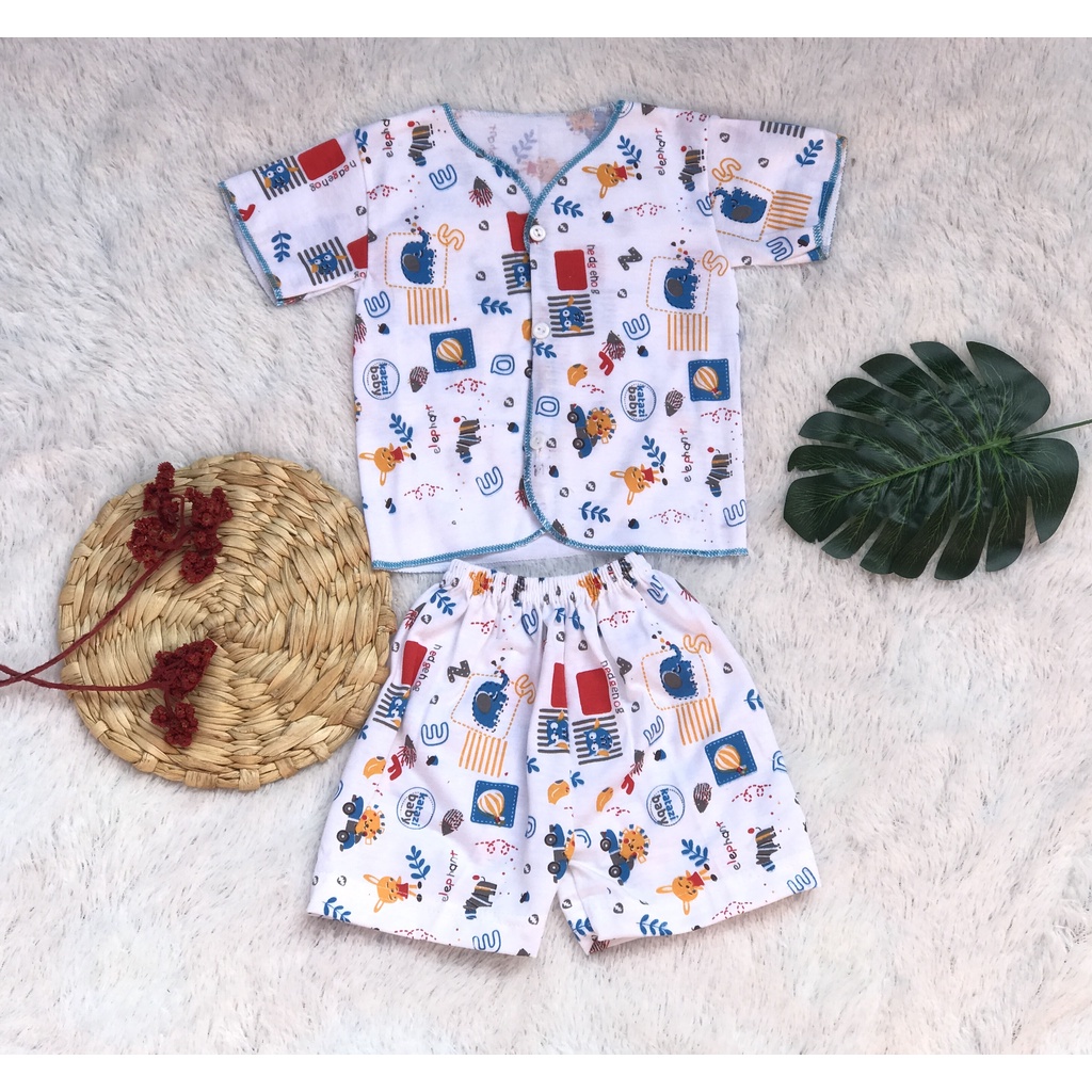 [ST.TPDPC007] Setelan Pendek Newborn Umur 0 - 6 Bulan