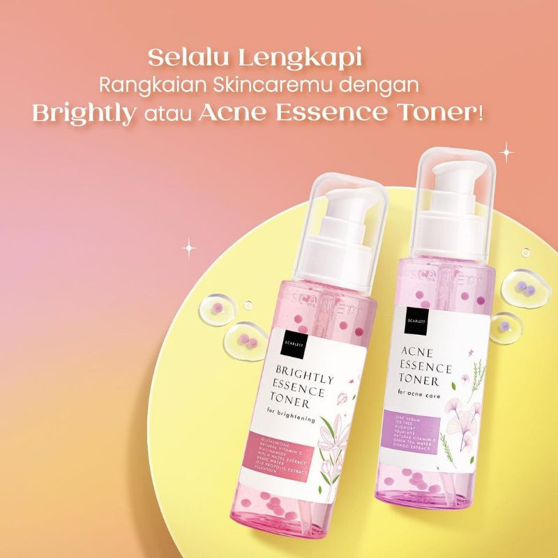 Scarlett Whitening Acne Essence toner, Toner essence Brightly