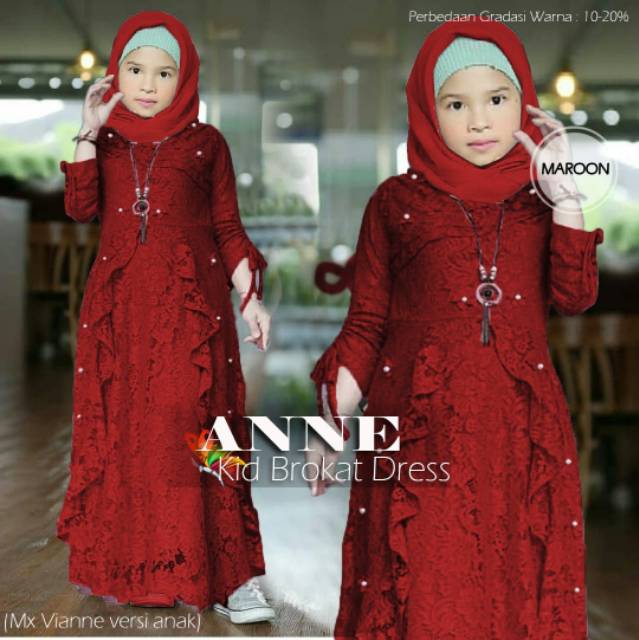 KID ANNE BROKAT 10 warna