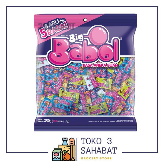 

Permen Karet BigBabol / Big Babol isi 100 pcs