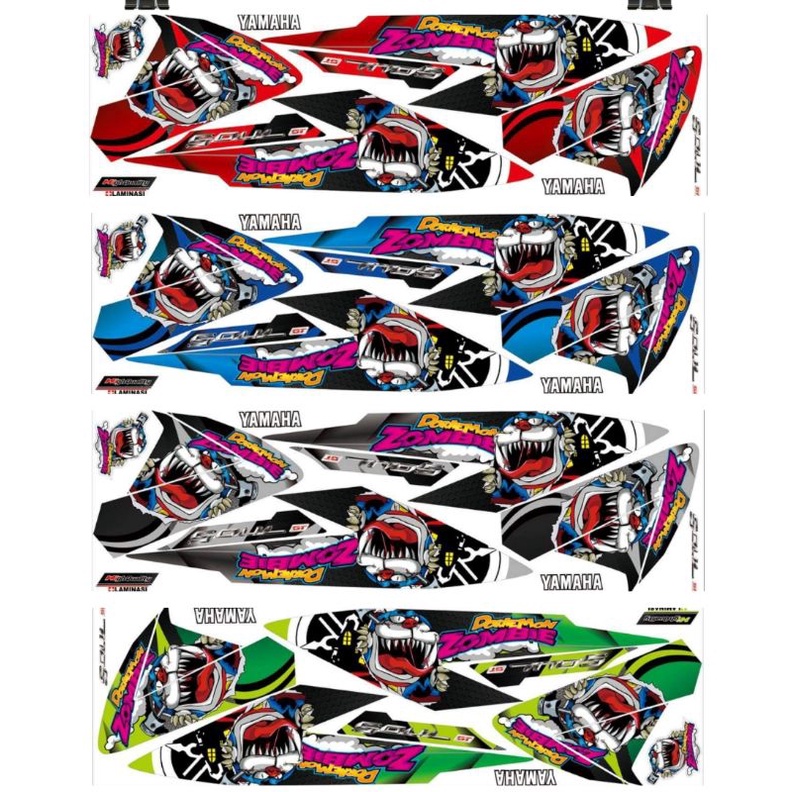 Striping Soul GT 125 All New Variasi Sticker Stiker Scotlite Skotlet Motor List Body