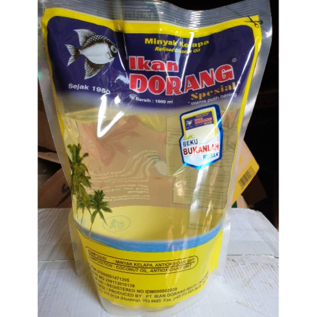 

Minyak Kelapa merk dorang 1.9 Ltr