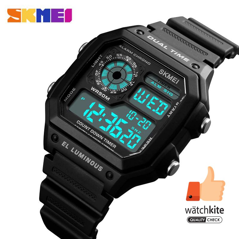 SKMEI 1299 Jam Tangan Pria Wanita Digital Anti Air WATCHKITE WKOS