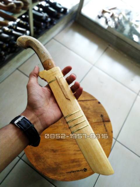 Golok tumpul latihan silat / golok tidak tajam / golok training