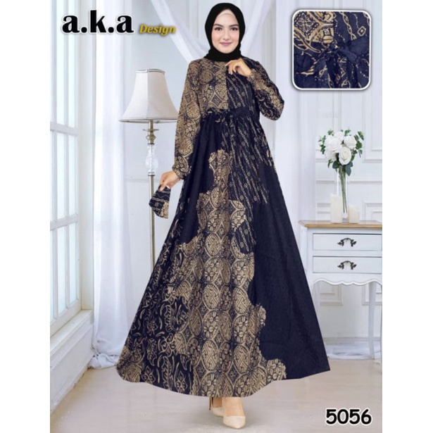 gamis batik 5056