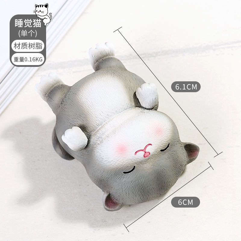 Hiasan Mobil Cute (Tan Shui Mao) Kucing Tukang Tidur