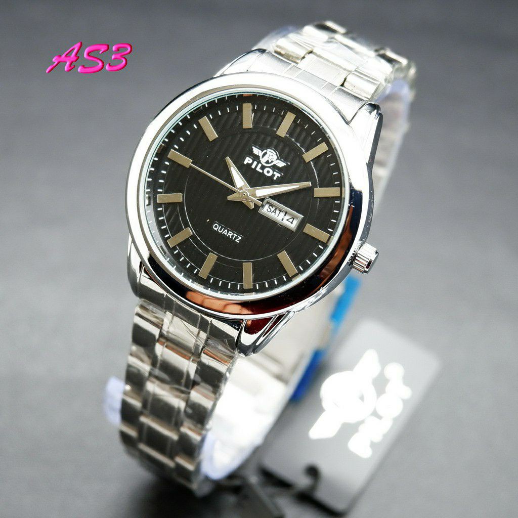 Jam Tangan Wanita Pilot Original Rantai Water Resist 0603