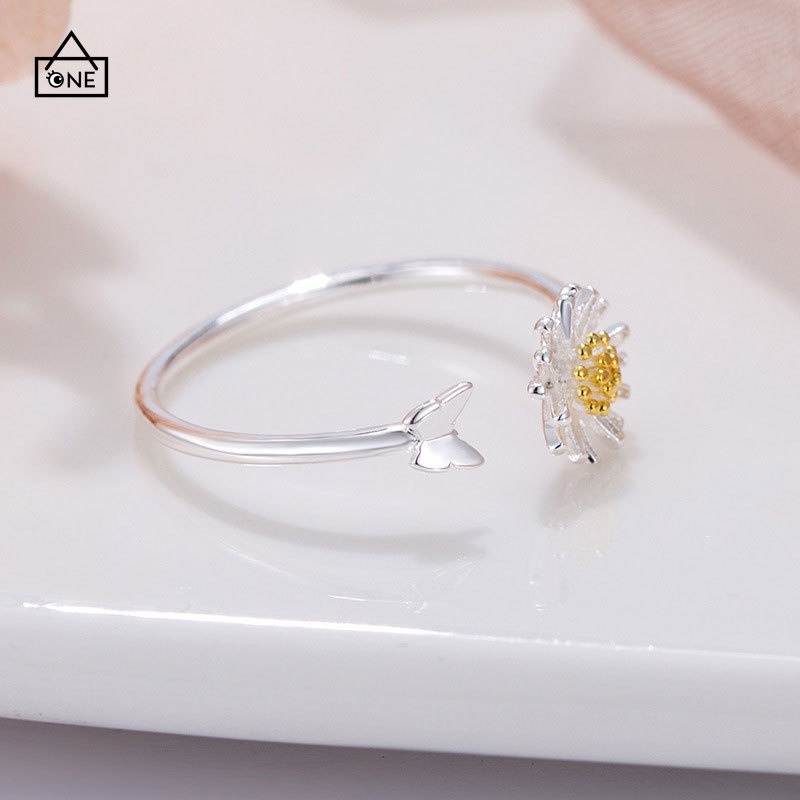 Ready stock 1PC Korean Cincin Daisy Bunga Untuk Wanita Fashion Aksesoris COD