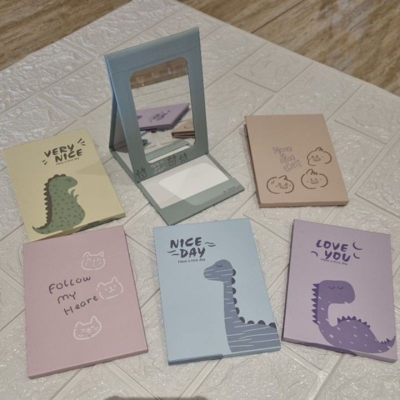 Kaca Lipat mini cermin lipat mini karakter