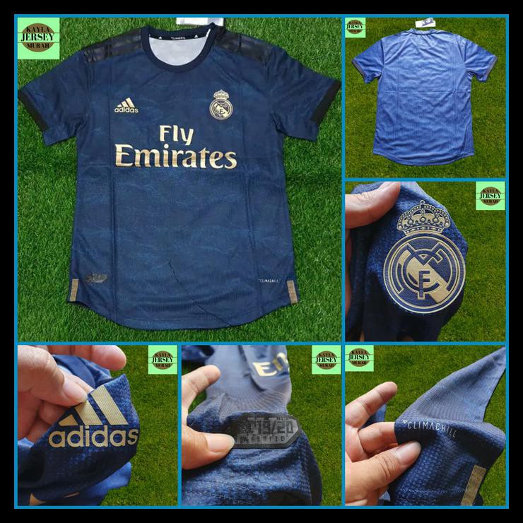 UNIK JERSEY BOLA REAL MADRID AWAY 2019/2020 CLIMACHILL PLAYER ISSUE ADIZERO