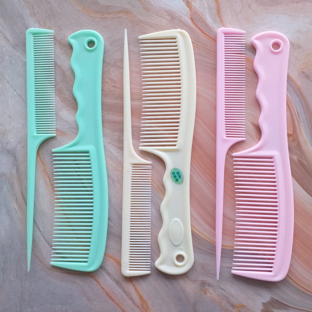 Senada Victory 1 Set Isi 2 Pcs Sisir Gagang dan Sisir Sasak Sisir Rambut