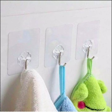 GANTUNGAN TEMPEL HOOK AJAIB KAMAR MANDI DINDING HANGER MAGIC HOOK BAJU