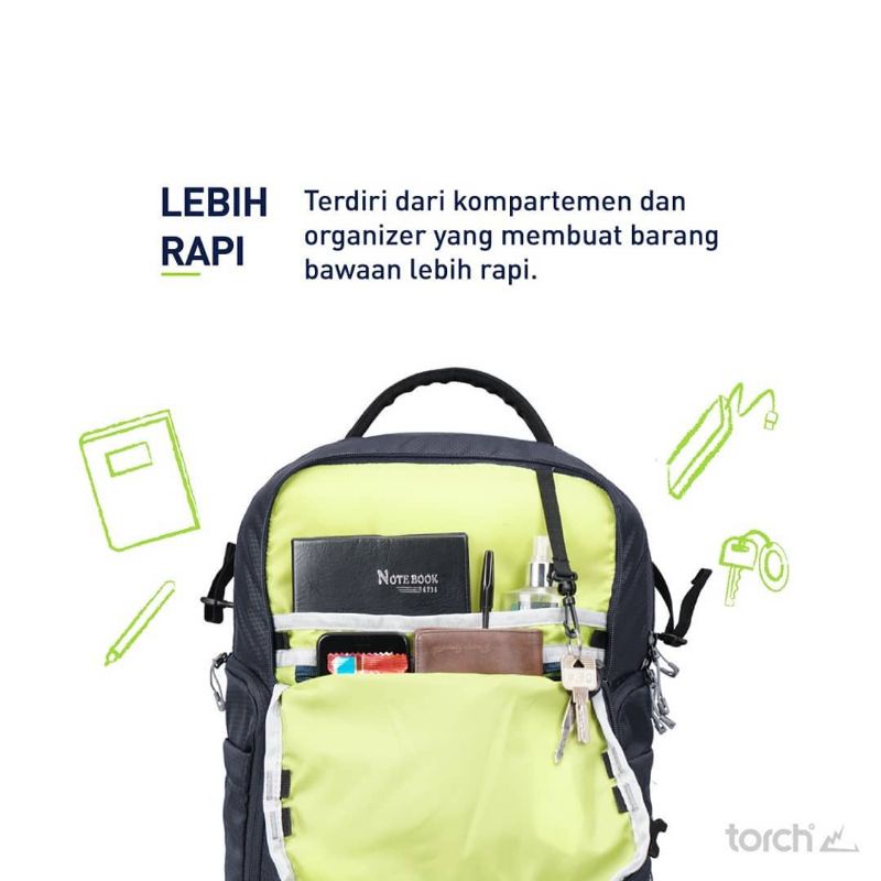 Tas Ransel Torch Kanzaki 30 Liter Original Murah