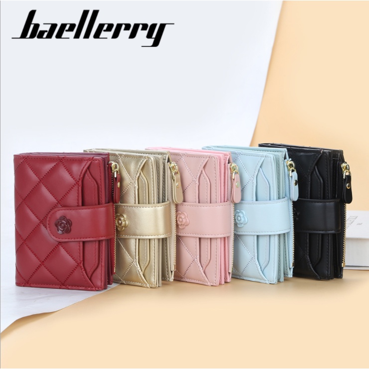 N1821 Dompet BAELLERRY Pendek Lipat Wanita