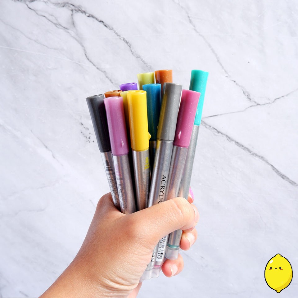 

Spidol Warna Metalik Shands Acrylic Metallic Marker S313DP