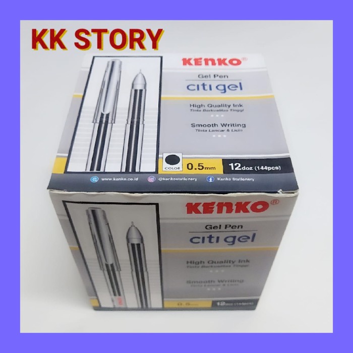 

Spesial Kenko City Gel 0,5Mm - 1 Lusin Trendi