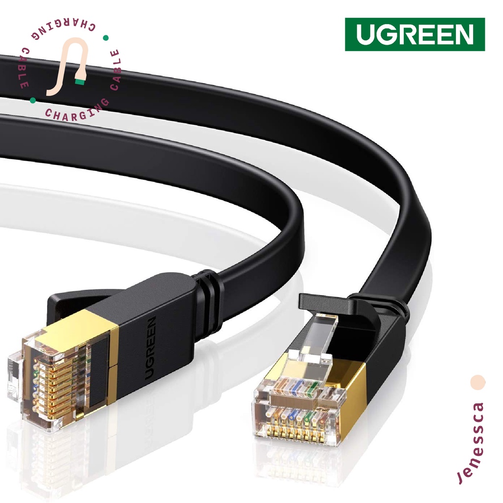 UGREEN Kabel LAN Ethernet STP CAT7 Network Internet Cable Flat 10Gbps