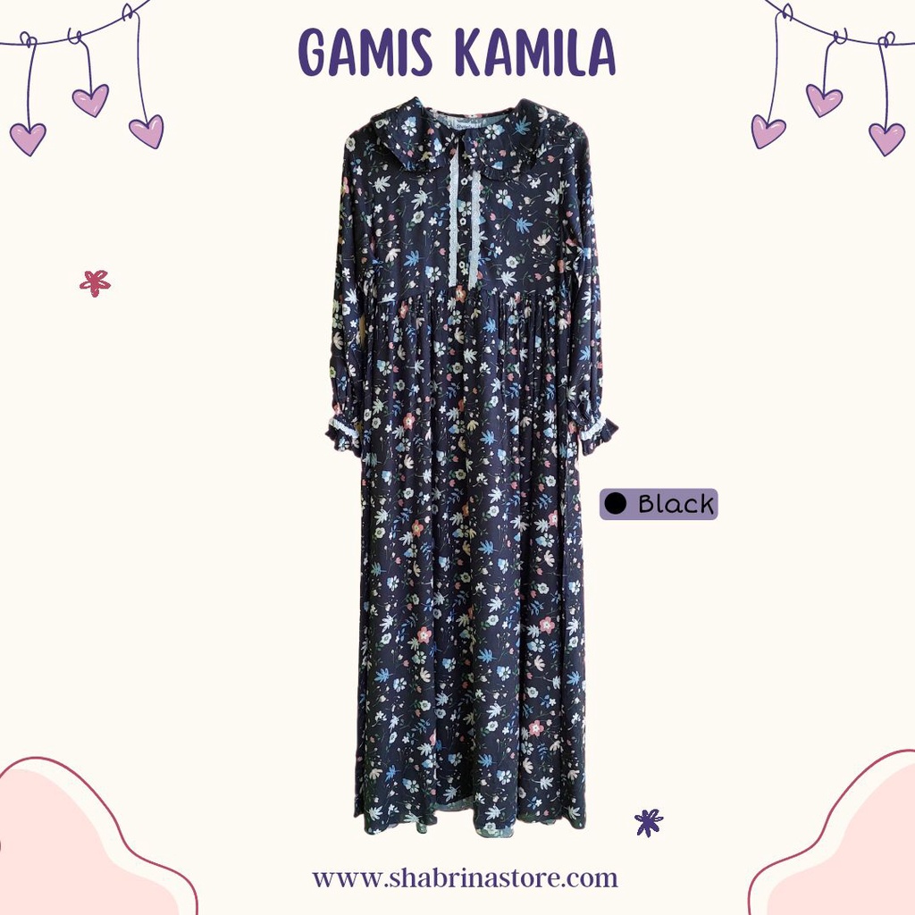 Gamis Kamila Bunda (Hanya Gamis) by Shabrina / Bisa couple Ibu dan anak