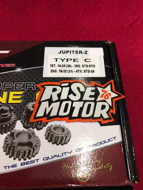 Gear Ratio QTT Jupiter Z Type C 14 35 18 32 STD STD STD 24