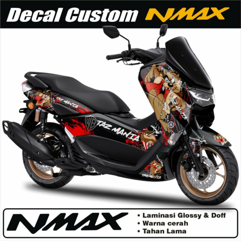 DECAL FULL BODY NMAX 2020 STIKER MOTOR NMAX CUSTOM TAZMANIA