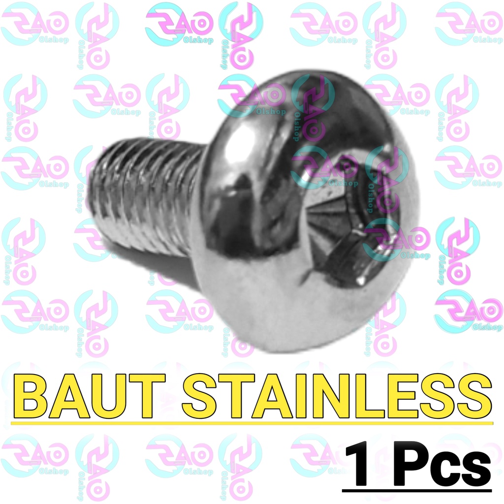 Baut L 10 stainless steel anti karat bagus