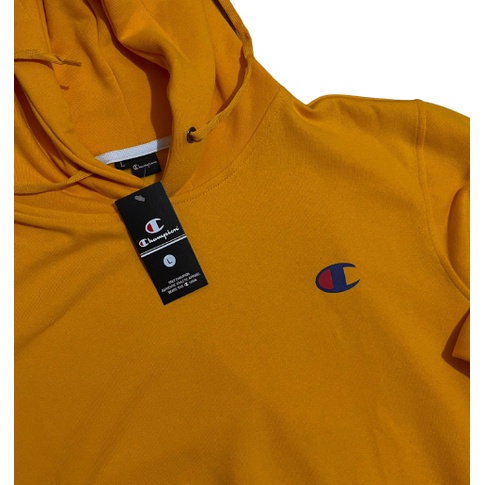 Jaket Sweater Hoodie CHAMP BACK WRITING – Yellow Edition Fashion Trendy Casual Pria Good Brand Quality Stylish