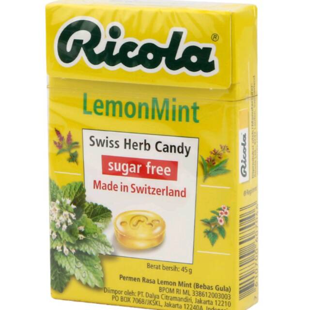 Ricola Sugar Free Candies 45 Gram Shopee Indonesia